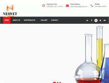 Tablet Screenshot of neovetformulations.com